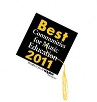 Best Communities for Music Education 2011 logo