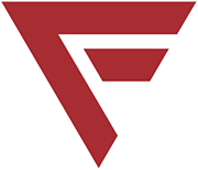 Flying F logo mark for Farmington Public Schools, Farmington, CT