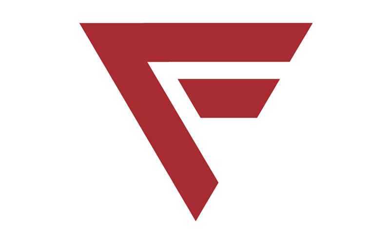 Farmington public schools logo mark, flying F logo.