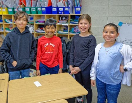 Students Together at Desk